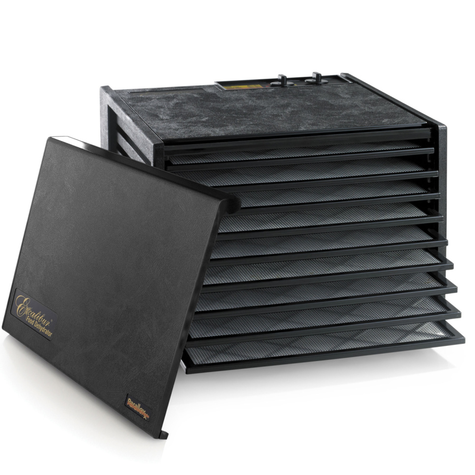 Trockenschrank mit 9 Tabletts 4926T, Schwarz/Schwarz - Excalibur in der Gruppe Küchengeräte / Andere Küchengeräte / Trockenschränke bei The Kitchen Lab (1422-14506)
