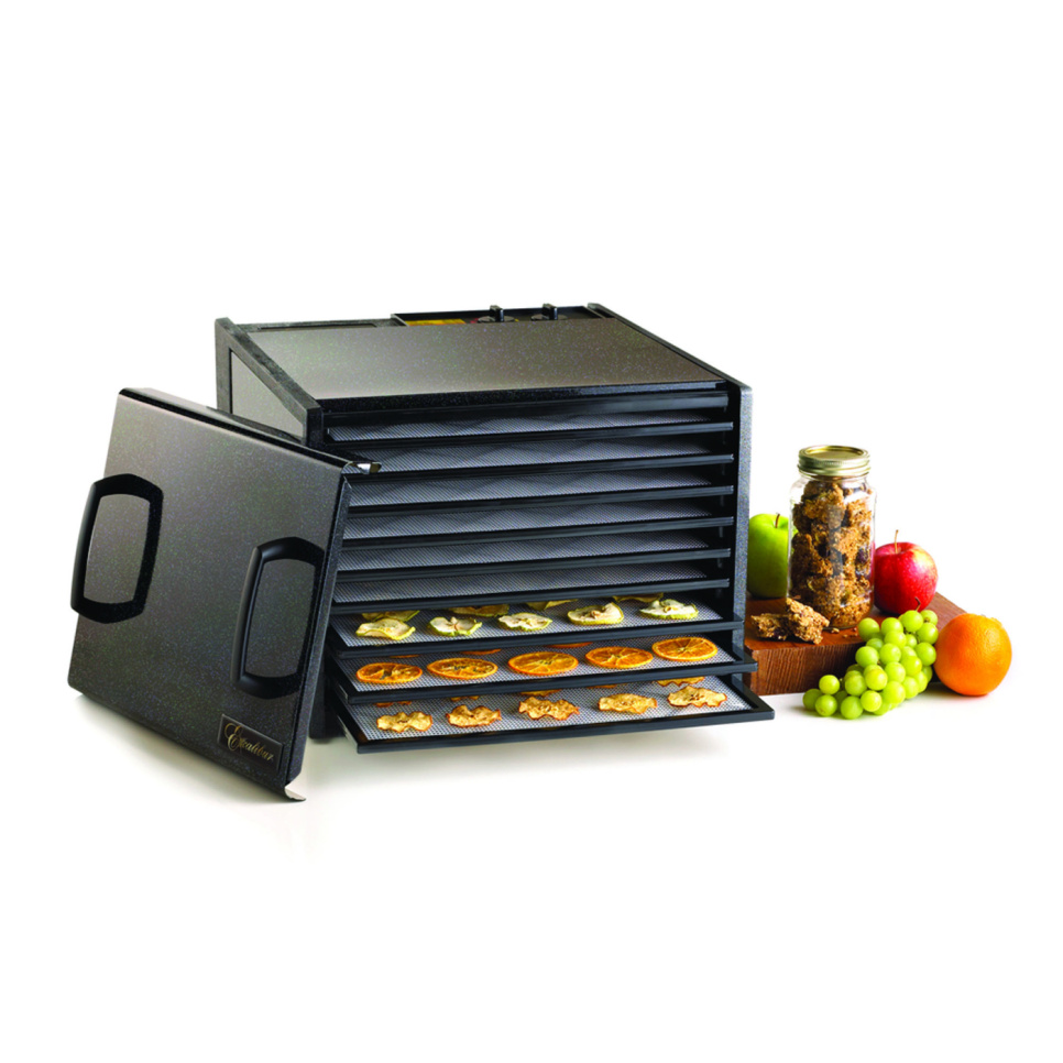 Trockenschrank mit 9 Tabletts 4926T, Schwarz/Schwarz - Excalibur