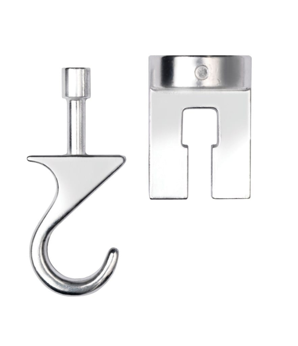 Drehbarer Haken aus Aluminium für Decken- und Wandaufhängung in der Gruppe Kücheneinrichtung / Decken- und Wandaufhänger bei The Kitchen Lab (1422-15374)
