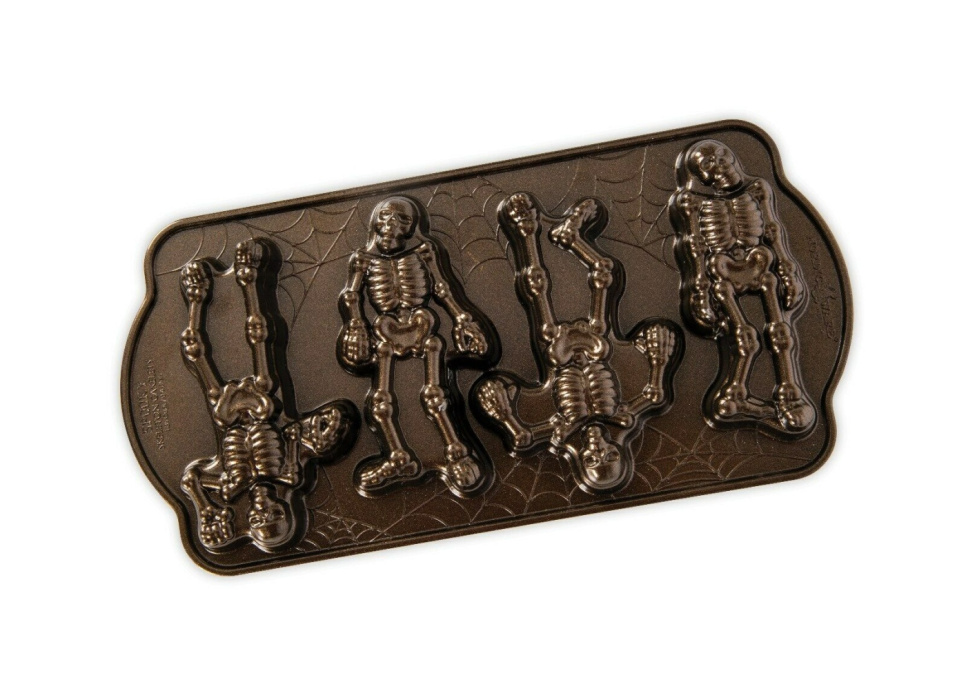 Backform, Spooky Skeleton Cakelet Pan - Nordic Ware in der Gruppe Backen / Backformen / Kuchenformen bei The Kitchen Lab (1422-22035)