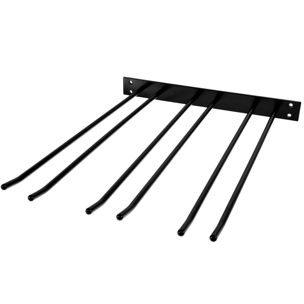 Glasbügel für die Wandmontage - Schwarz, 12 Stcs Glas - Hippie de Luxe in der Gruppe Kücheneinrichtung / Einrichtung - Glasaufhänger bei The Kitchen Lab (1422-27543)