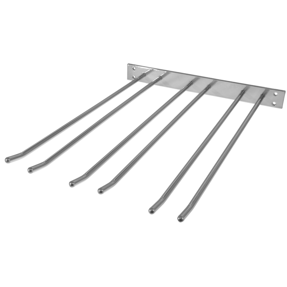 Glasbügel für die Wandmontage - Silber, 12 Stcs Glas - Hippie de Luxe in der Gruppe Kücheneinrichtung / Einrichtung - Glasaufhänger bei The Kitchen Lab (1422-27544)