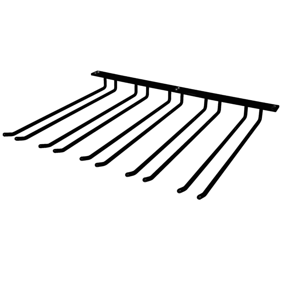 Glasbügel für Dachmontage - Schwarz, 20 Gläser - Hippie de Luxe in der Gruppe Kücheneinrichtung / Einrichtung - Glasaufhänger bei The Kitchen Lab (1422-27552)