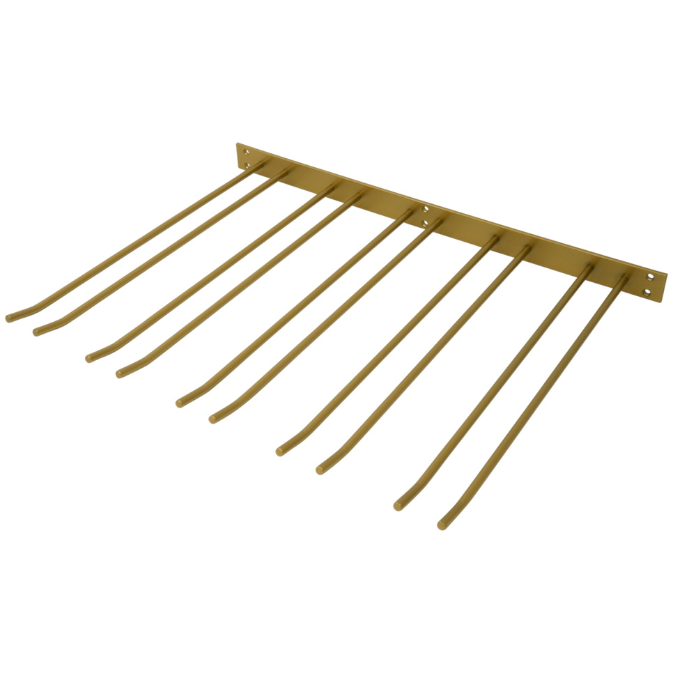 Glasbügel für die Wandmontage - Gold, 20 Gläser - Hippie de Luxe in der Gruppe Kücheneinrichtung / Einrichtung - Glasaufhänger bei The Kitchen Lab (1422-27556)