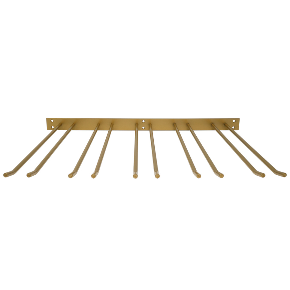 Glasbügel für die Wandmontage - Gold, 20 Gläser - Hippie de Luxe