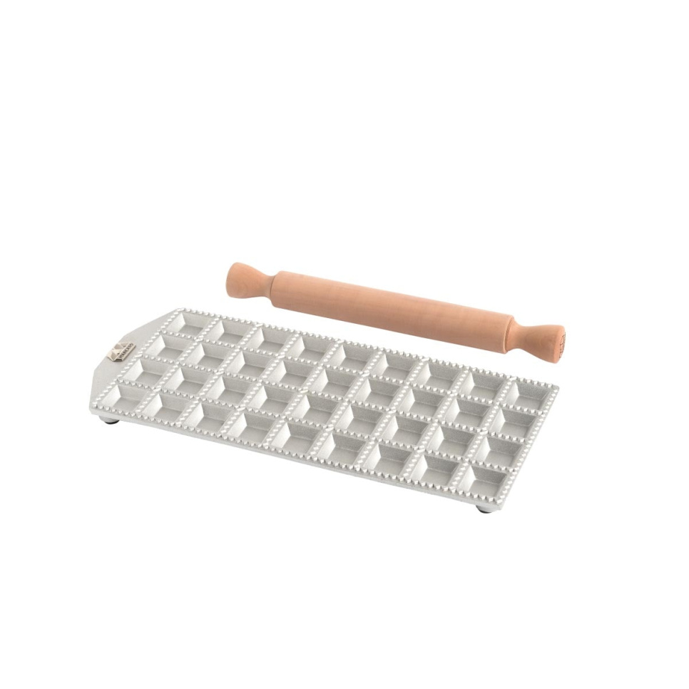 Raviolibrett, 36 kleine eckige Ravioli - Marcato in der Gruppe Küchengeräte / Andere Küchengeräte / Nudelmaschinen bei The Kitchen Lab (1422-36477)