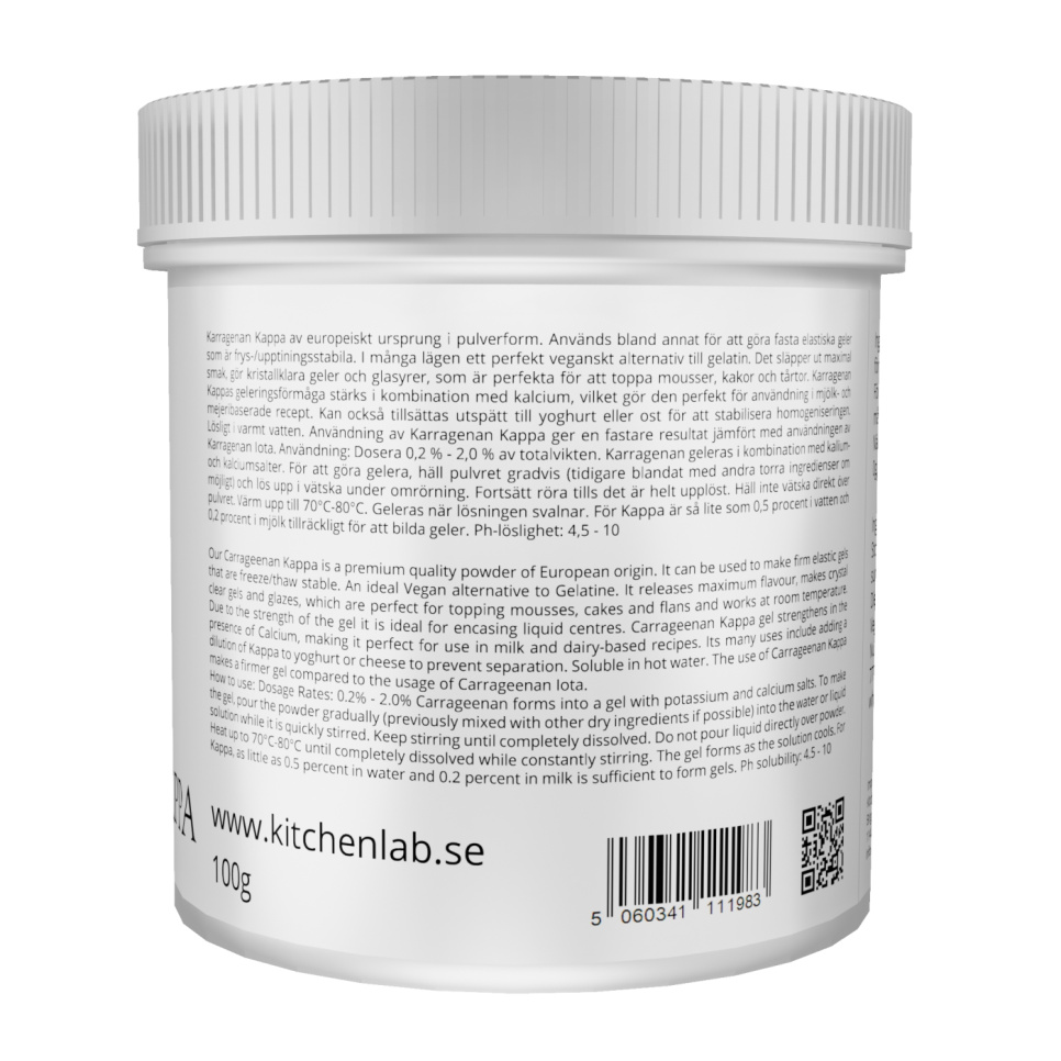 Carrageen Kappa (E407) - The Kitchen Lab