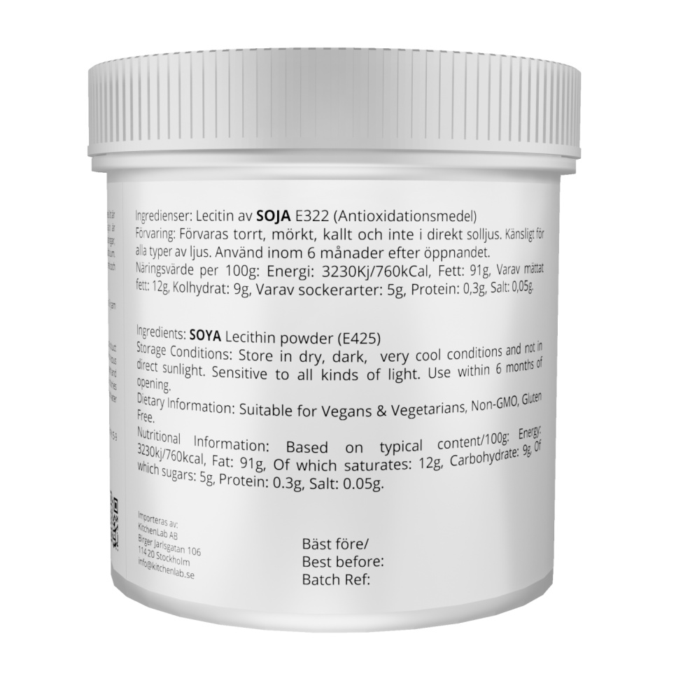 Lecithin (E322) - The Kitchen Lab