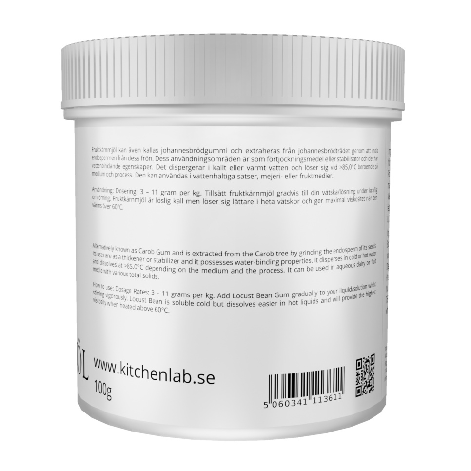 Fruchtkernmehl (E410) - The Kitchen Lab