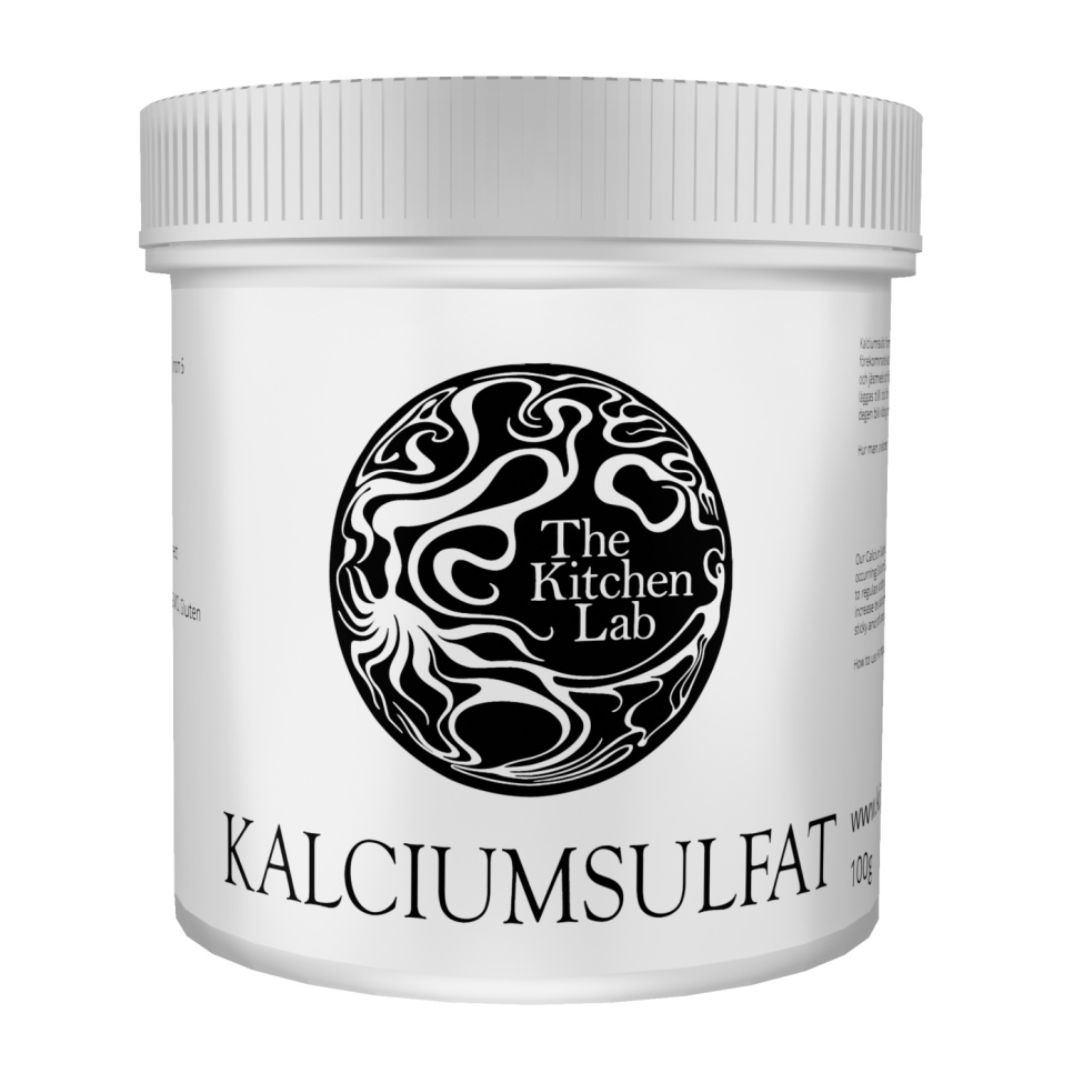 Kalziumsulfat (E516), 100g - The Kitchen Lab in der Gruppe Kochen / Molekularküche / Molekulare Inhaltsstoffe bei The Kitchen Lab (1429-16083)