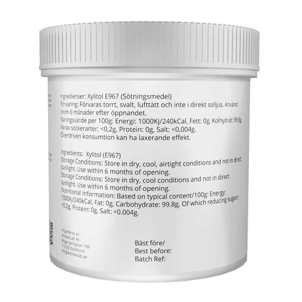 Xylit, (E967) 100 g - The Kitchen Lab