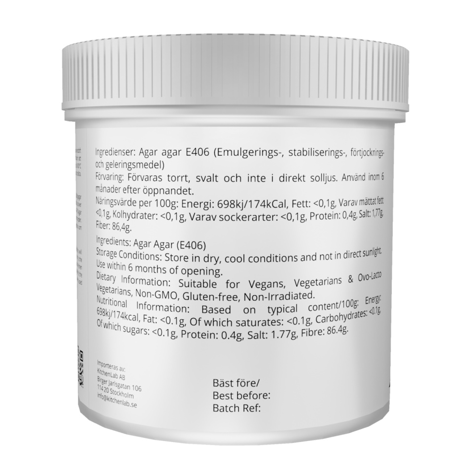 Agar-Agar (E406) - The Kitchen Lab