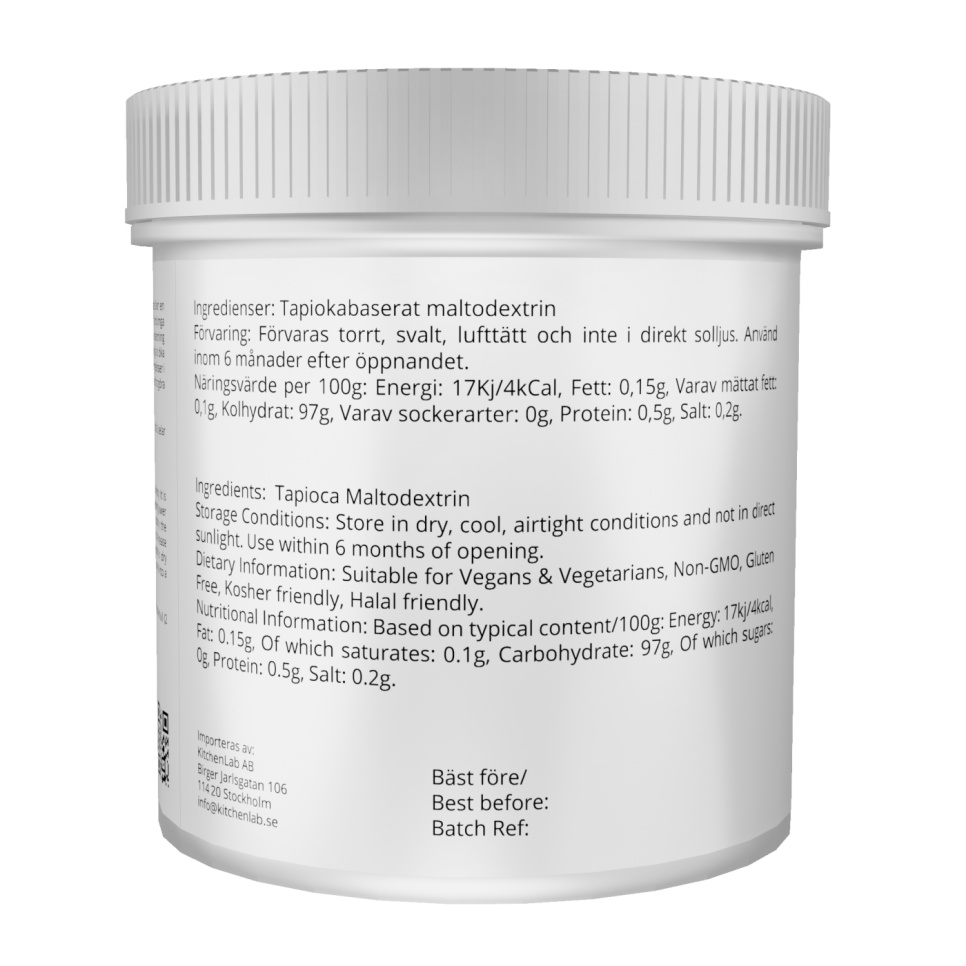 Zorbit (Maltodextrin auf Tapiokabasis) - The Kitchen Lab