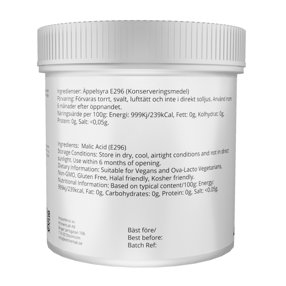 Apfelsäure (E296) - The Kitchen Lab
