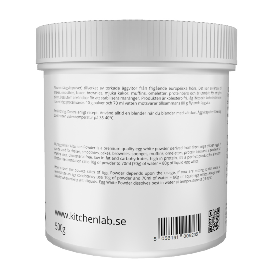 Eiweißpulver, Albumin - The Kitchen Lab - 500 g