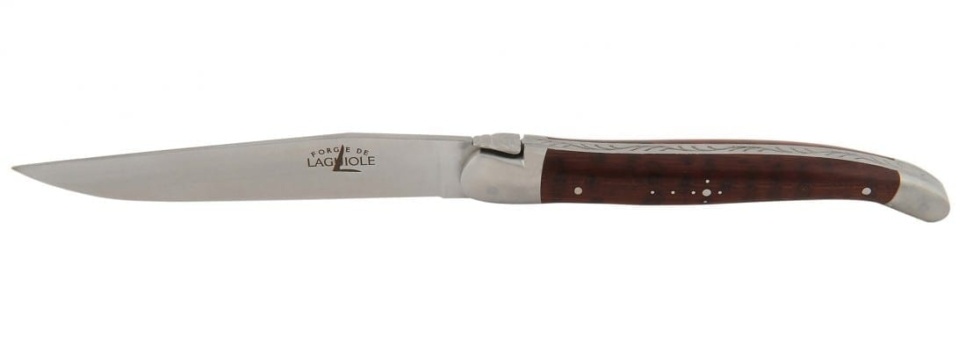 Zwei Messer, Griff aus Schlangenholz, poliert, Tradition - Forge de Laguiole