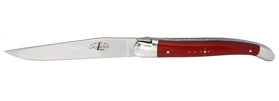 2er Set Steakmesser, roter und blauer Griff - Forge de Laguiole