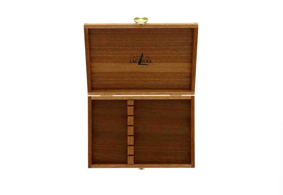 Aufbewahrungsbox für 6 Bestecke, Sapele - Forge de Laguiole in der Gruppe Tischgedeck / Besteck / Besteckaufbewahrung bei The Kitchen Lab (1446-23658)
