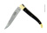 Lebensmittelmesser mit klappbarer Klinge - Horn dunkel - Forge de Laguiole