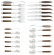 Besteck 03, Griffe aus Nussbaumholz, poliert, Tradition - Forge de Laguiole
