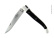 Klappmesser, 12 cm, Griff aus dunklem Horn, poliert, Tradition - Forge de Laguiole