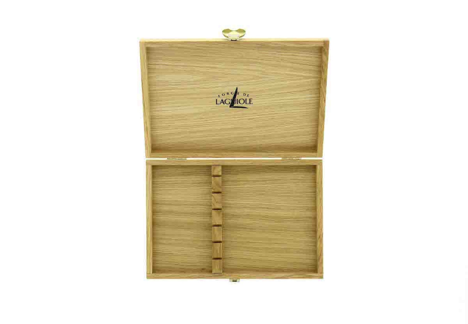 Aufbewahrungsbox für 6 Bestecke, Eiche - Forge de Laguiole in der Gruppe Tischgedeck / Besteck / Besteckaufbewahrung bei The Kitchen Lab (1446-32872)