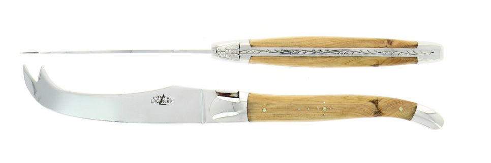 Käseset, Griff aus En, glänzend, Tradition - Forge de Laguiole