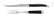 Schnitzbesteck 17 cm, Griff aus dunklem Horn, poliert, Tradition - Forge de Laguiole