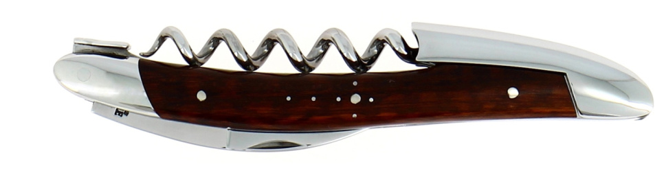 Sommeliermesser aus Schlangenholz, damasziert mit Dekoration, Kollektion - Forge de Laguiole in der Gruppe Bar & Wein / Weinzubehör / Sommeliermesser & Flaschenöffner bei The Kitchen Lab (1446-32972)