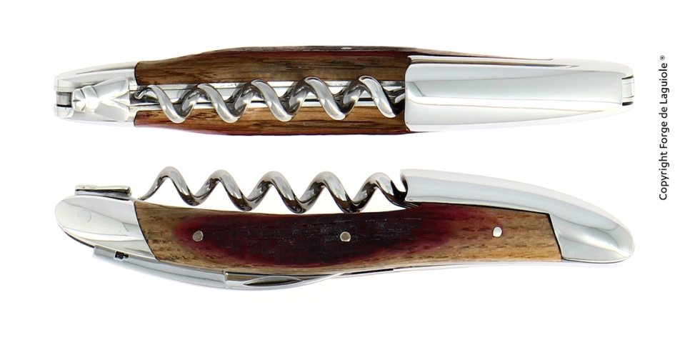 Hölzernes Sommelier-Messer aus Eichenholz, poliert, Tradition - Forge de Laguiole in der Gruppe Bar & Wein / Weinzubehör / Sommeliermesser & Flaschenöffner bei The Kitchen Lab (1446-32974)