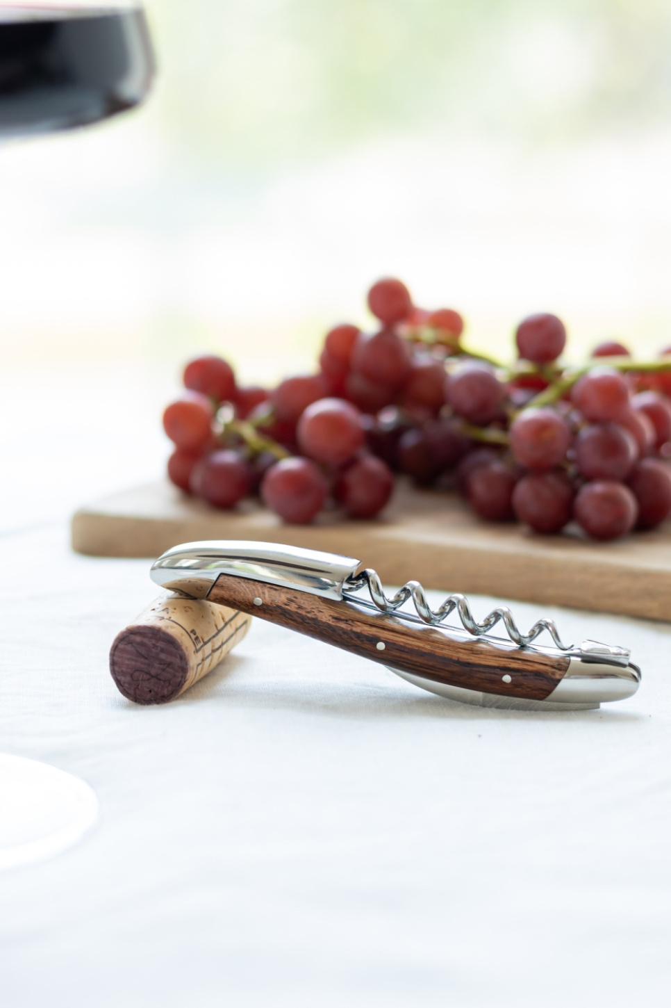 Sommeliermesser aus Rebenholz, poliert, Tradition - Forge de Laguiole