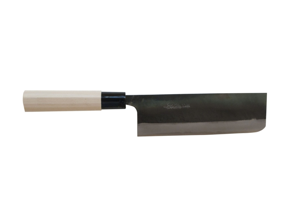 Nakiri-Messer aus Kohlenstoffstahl, 17 cm - Sakamoto in der Gruppe Kochen / Küchenmesser / Gemüsemesser bei The Kitchen Lab (1450-13592)