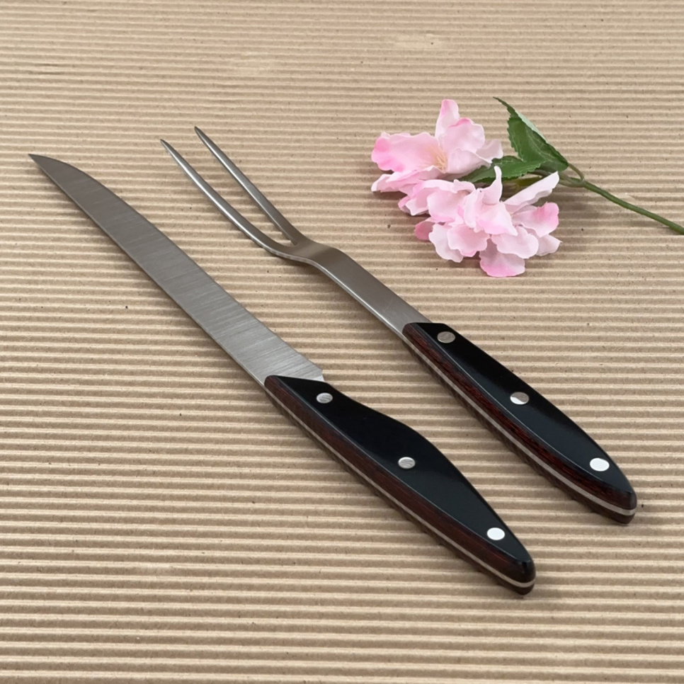 Tranchierbesteck Gabel und Messer - Mise en place