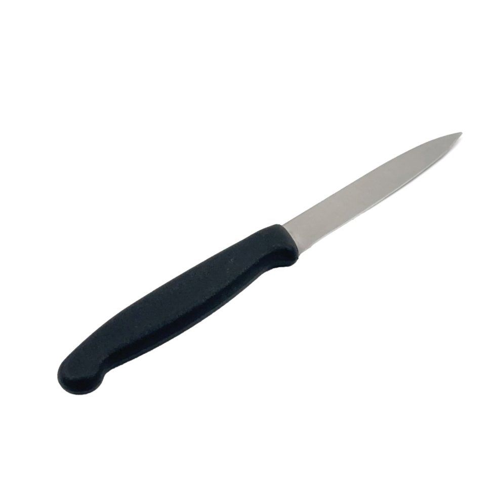 Das klassische kleine Schälmesser mit schwarzem Kunststoffgriff, 10cm - The Kitchen Lab