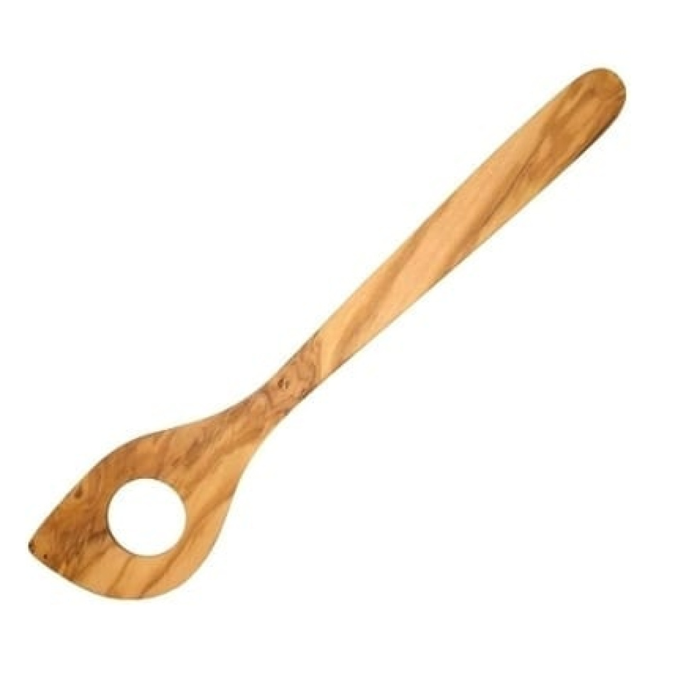 Holzlöffel mit Löchern aus Olivenholz, 30 cm - Scanwood in der Gruppe Kochen / Küchenutensilien / Kellen & Löffel bei The Kitchen Lab (1451-13290)