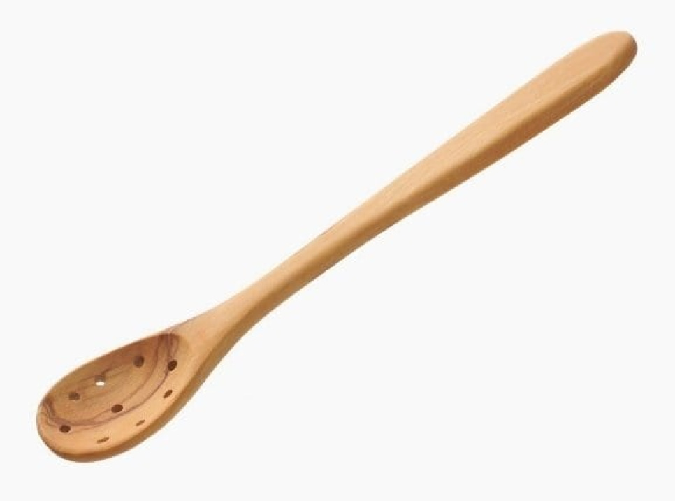 Kleiner Holzlöffel mit Loch, 21 cm - Scanwood in der Gruppe Kochen / Küchenutensilien / Kellen & Löffel bei The Kitchen Lab (1451-20227)