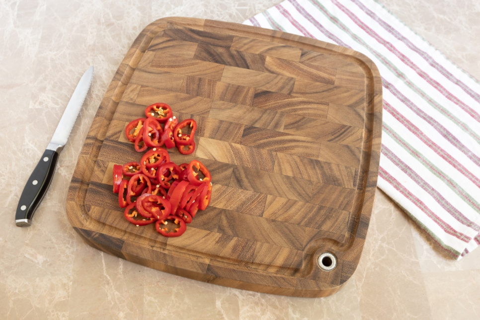 Hackblock aus Akazie, Gourmet Mini Carolina - Ironwood