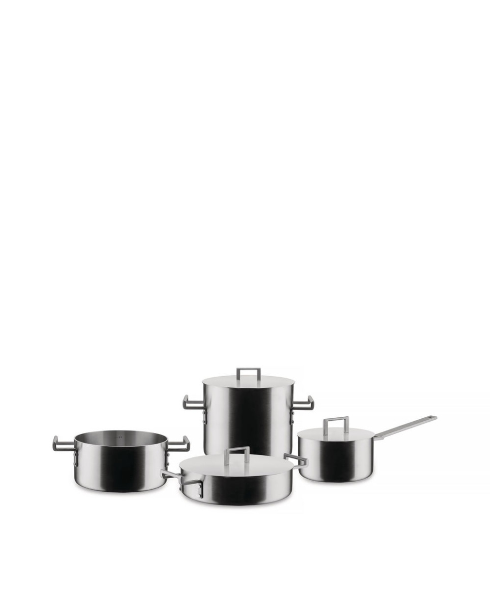 7-teiliges Kochtopfset, Convivio - Alessi in der Gruppe Kochen / Töpfe & Pfannen / Pfannen bei The Kitchen Lab (1466-31397)