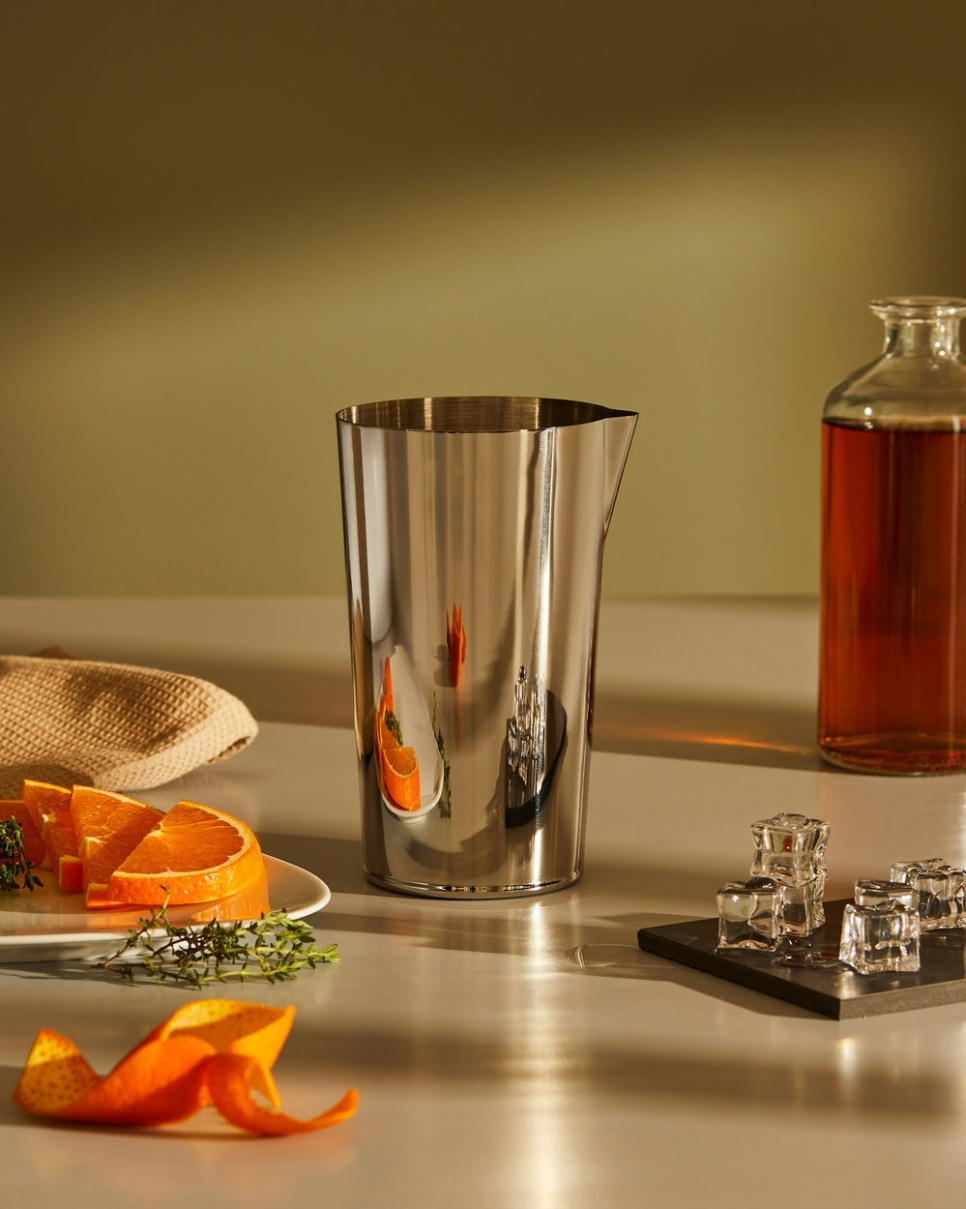 Mischglas in Edelstahl, Die Tending Box - Alessi