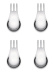 Moscardino, Besteck für Snacks, Tapas und Aperitivo, 4er-Pack - Alessi