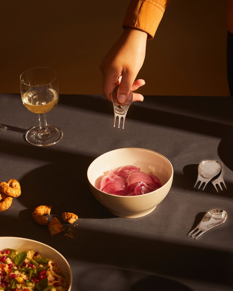 Moscardino, Besteck für Snacks, Tapas und Aperitivo, 4er-Pack - Alessi