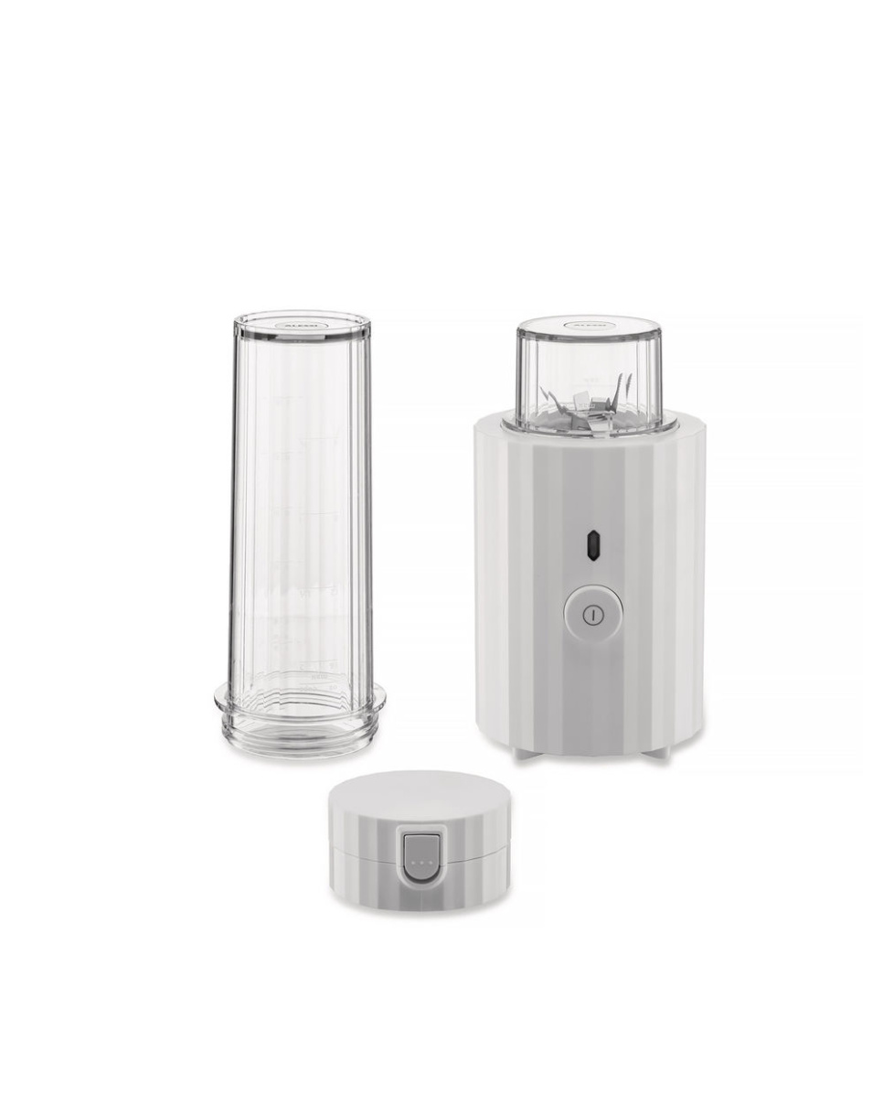 Personal Blender / Mini-Mixer, plissiert, weiß - Alessi