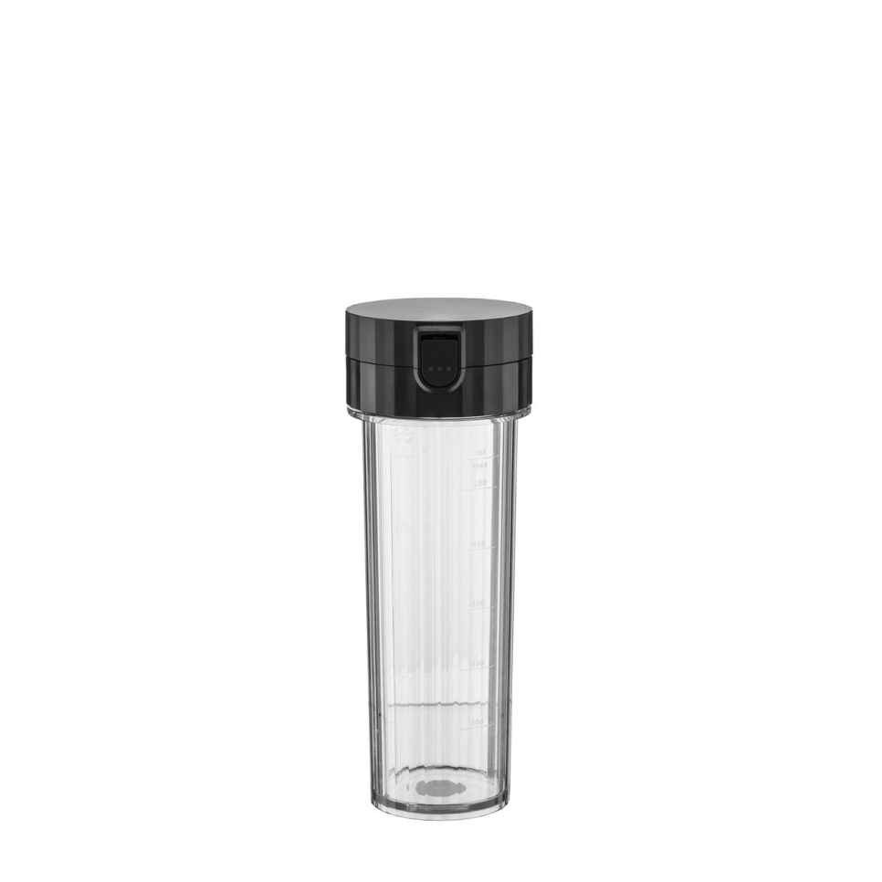 Extra Flasche für Personal Blender, Plissé, Schwarz - Alessi in der Gruppe Küchengeräte / Mixen & Hacken / Mixer bei The Kitchen Lab (1466-31441)
