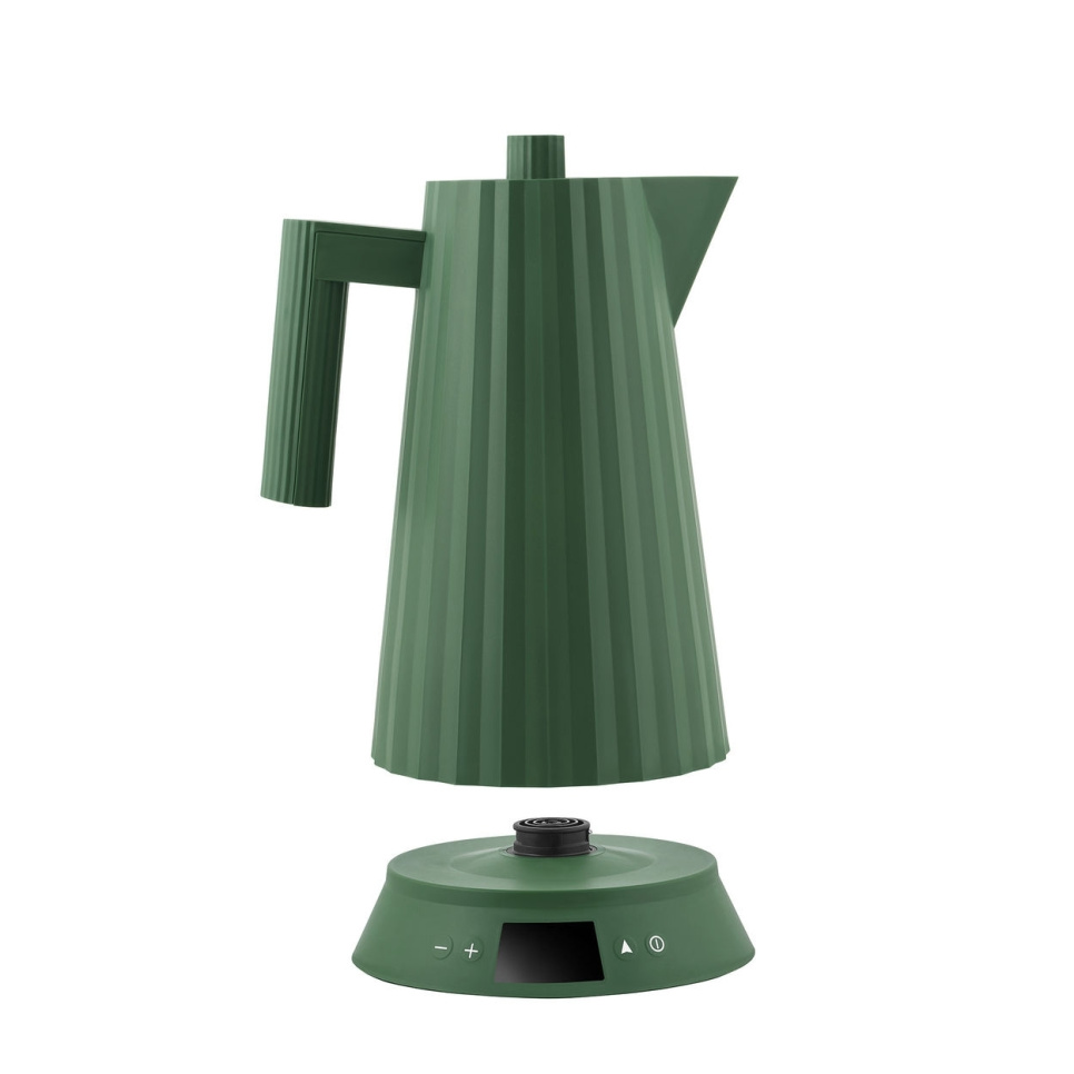 Wasserkocher mit Temperaturregelung, Plissé, Grün - Alessi