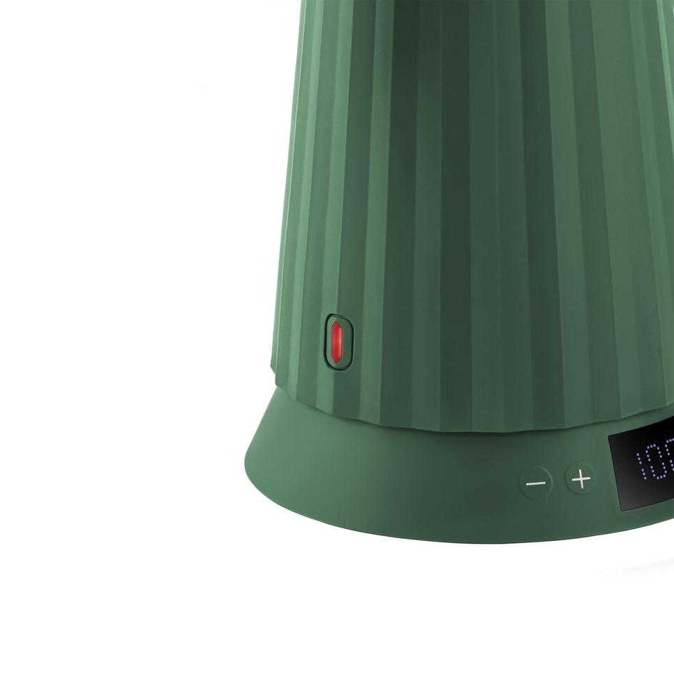 Wasserkocher mit Temperaturregelung, Plissé, Grün - Alessi