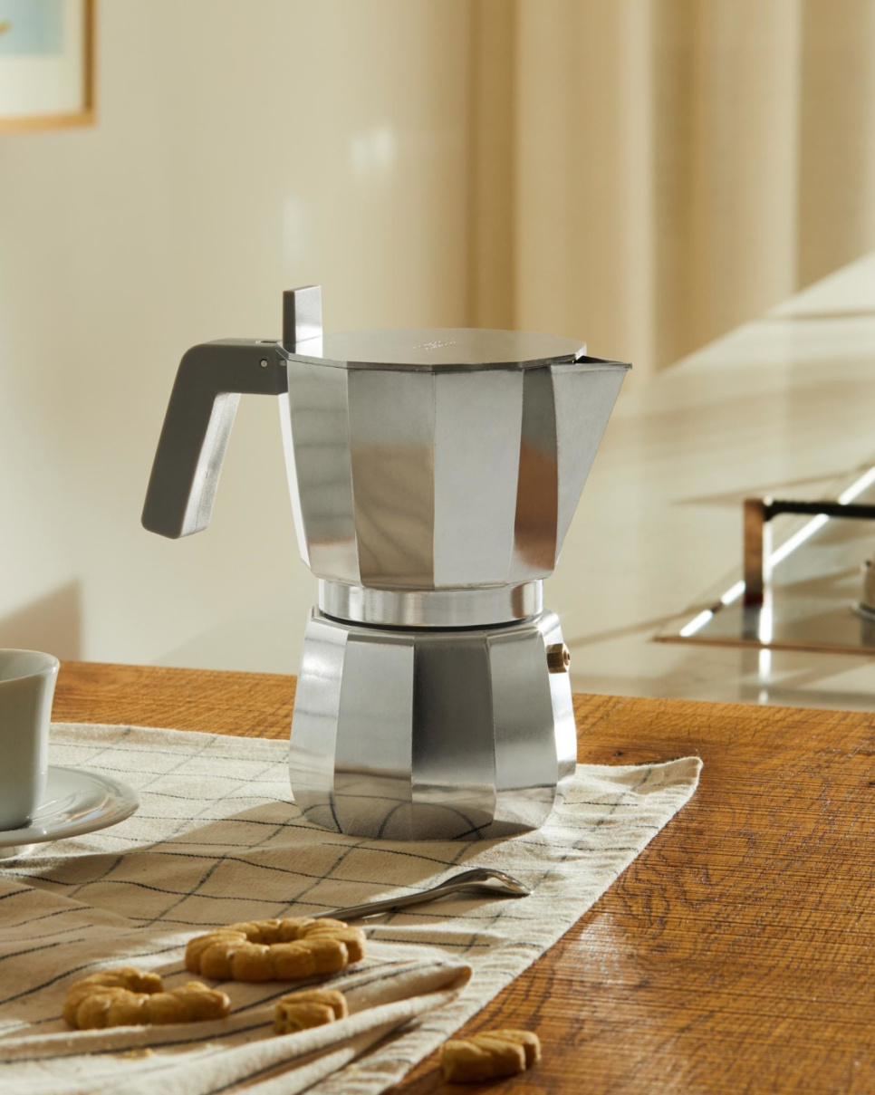 Kaffeemaschine, Moka - Alessi - 3 Tassen