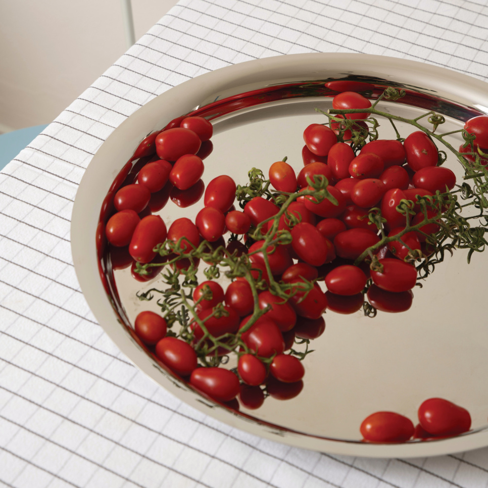 Tablett, Kuru Kuru - Alessi - Rostfreier Stahl