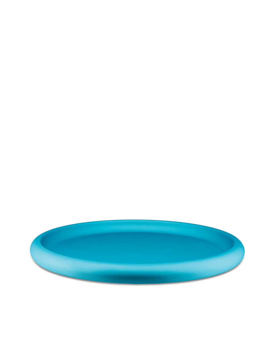 Serviertablett aus eloxiertem Aluminium, Discolo – Alessi – Blau in der Gruppe Tischgedeck / Teller, Schüsseln & Schalen / Fett bei The Kitchen Lab (1466-33614)