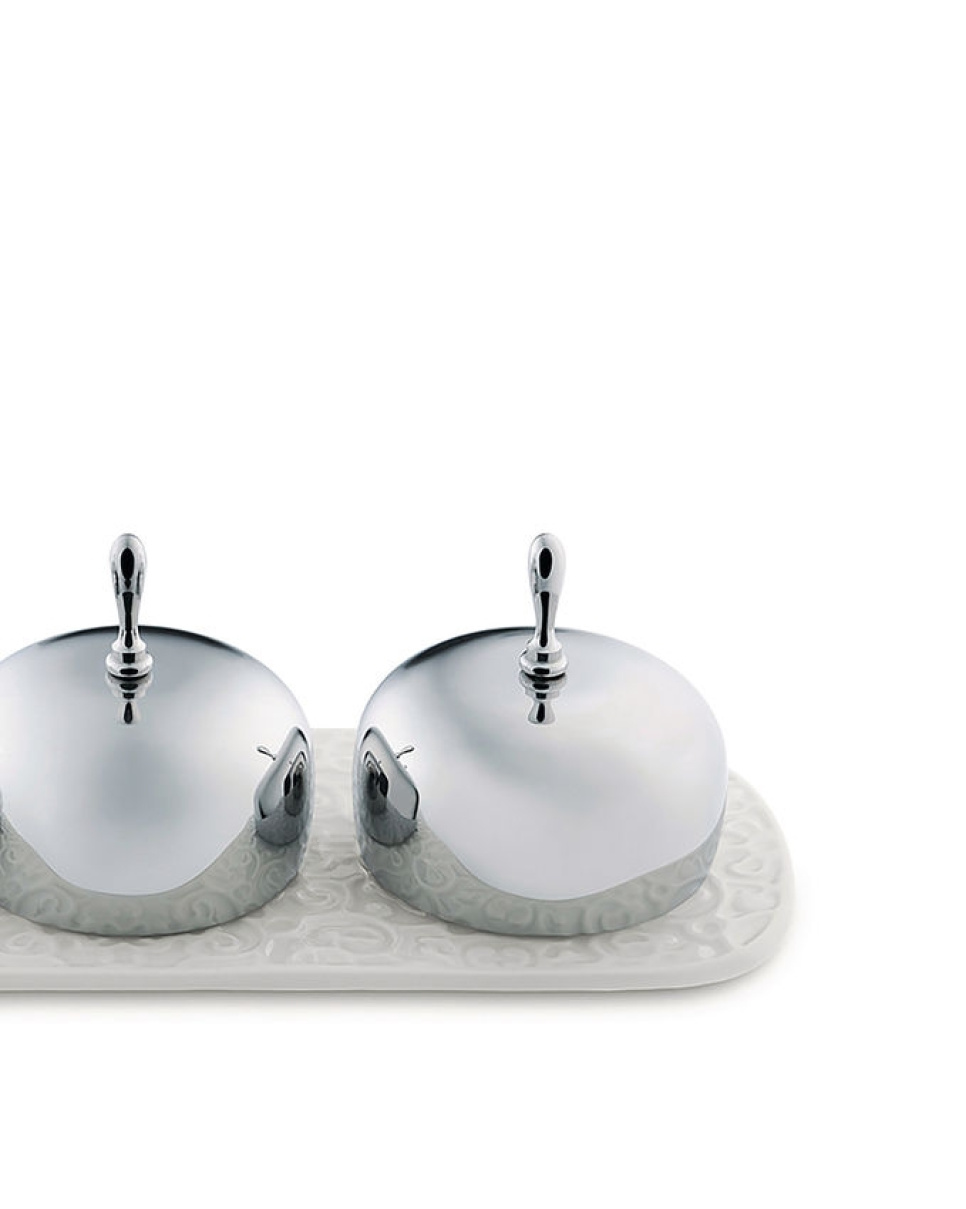 Marmeladenset mit drei Schalen, Dressed - Alessi