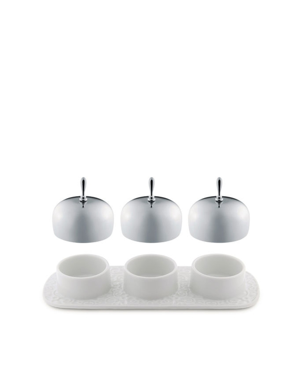 Marmeladenset mit drei Schalen, Dressed - Alessi